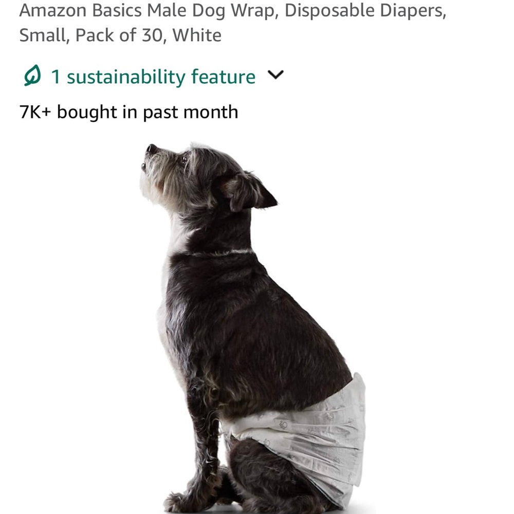 Male dog wrap diapers